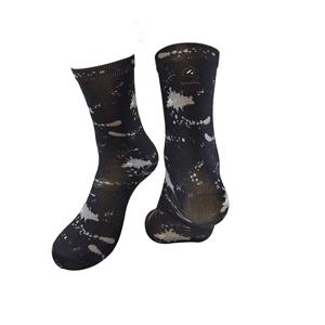 Spring Alley Black Painting Printed Socks