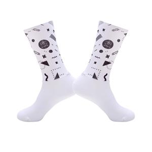 Spring Alley White Space Aero Socks