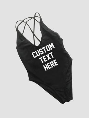 Custom One Piece Swimming Suit