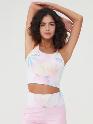 Custom Sublimation Printing Yoga Top